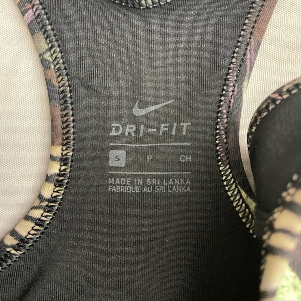 Nike Feather Print Crop Top Small - Picture 3 of 7